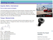 Tablet Screenshot of boltingfornuts.com